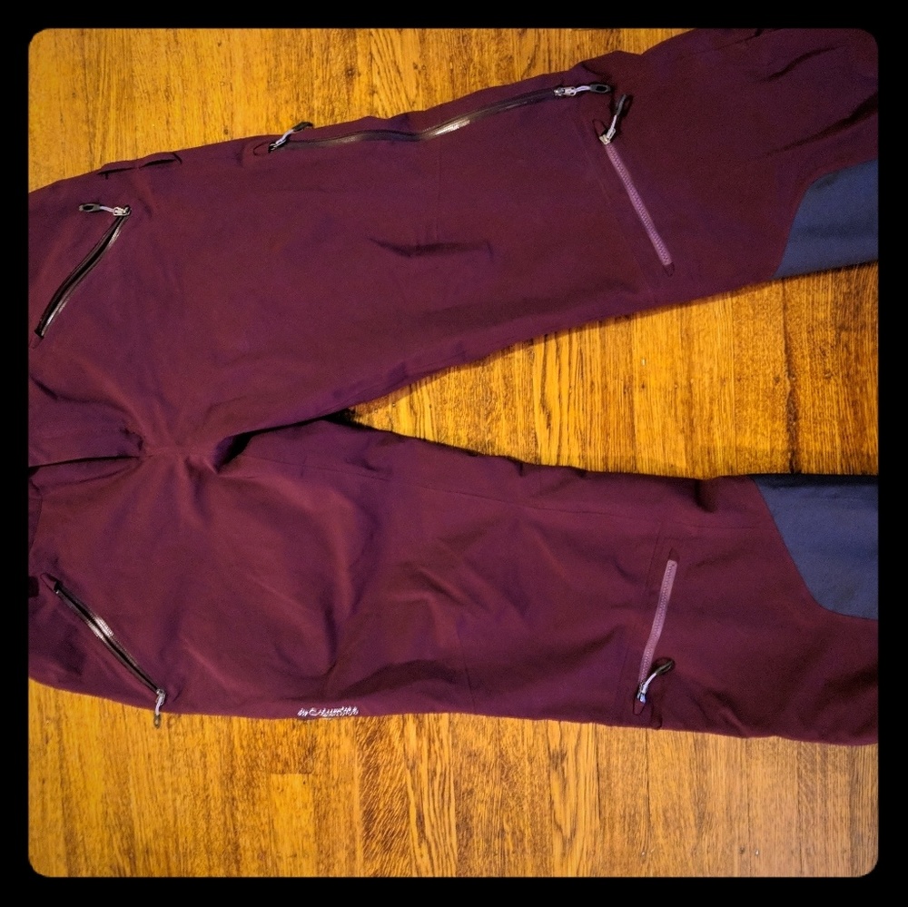 Columbia purple snow pants